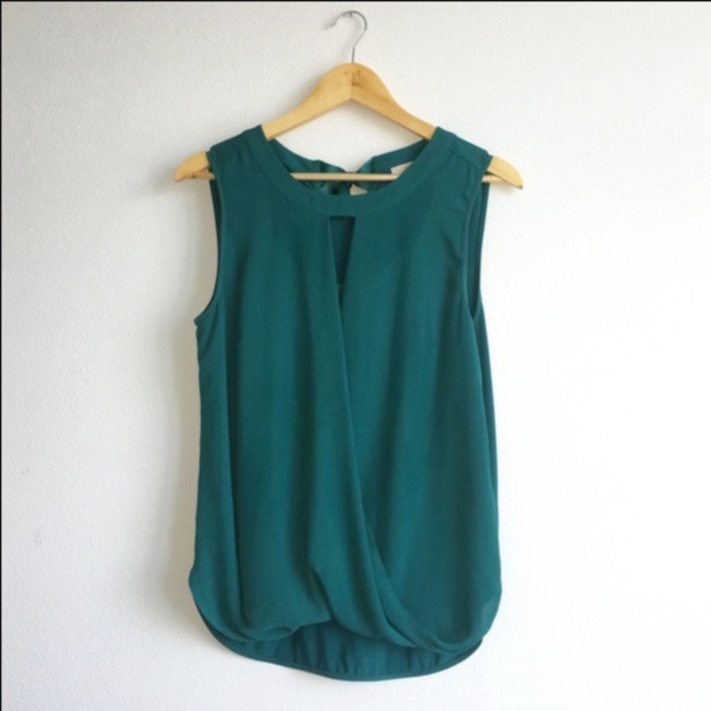 Teal blouse